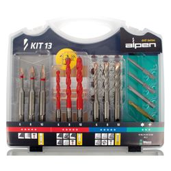 Drill-screwset Kit 13 13 Pcs C Prot,multi 6-kant,sds-+ Force X4 Bit