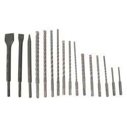 Force X Sds-+ Kit16 16 Pcs. Drills 110mm 5-6 160mm 6-8-10-12 210m
