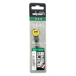Hss Sprint Master 5.0mm X2 Sleeved Din338 ALPEN Drill Bit