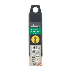 Hss Sprint Master 6.8mm 10-pack Hang Tag Din 338 ALPEN Drill Bits