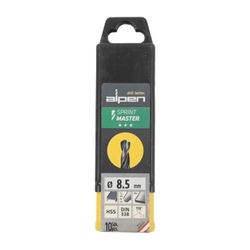 Hss Sprint Master 8.5mm 10-pack Hang Tag Din 338 ALPEN Drill Bits