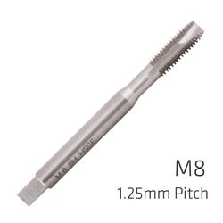 Machine Tap Cobalt 8mm In Pouch 1.25mm Pitch