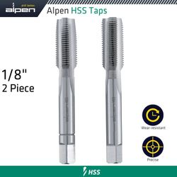 Hss Hand Tap Set Imperial G 1/8' Pouched
