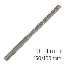 Force X 10.0 X160/100 Sds-+ Rebar Drill Bit X4 Cutting Edges - Bulk