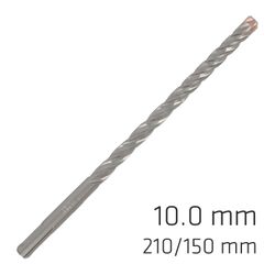 Force X 10.0 X 210/150 Sds-+ Rebar Drill Bit X4 Cutting Edges - Bul