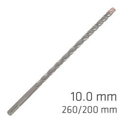 Force X 10.0 X 260/200 Sds-+ Rebar Drill Bit X4 Cutting Edges - Bul