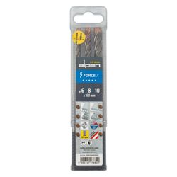 Force X Sds Set 3 Pcs 6/8/10 Mm X 160