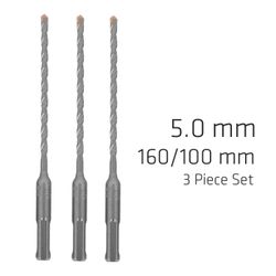 Sds + F4 Bit 5mm X 160 X 100 X3 Pcs Drill Hammer