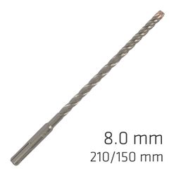Force X 8.0 X 210/150 Sds-+ Rebar Drill Bit X4 Cutting Edges