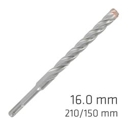 Force X 16.0 X 210/150 Sds-+ Rebar Drill Bit X4 Cutting Edges