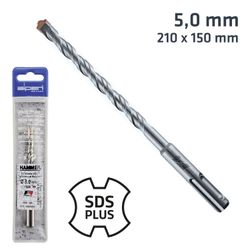 Sds + 210 X 150 5.0mm Hammer Bit Plastic Wallet