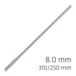 Force X 8.0 X 310/250 Sds-+ Rebar Drill Bit X4 Cutting Edges
