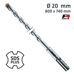 Sds + Hammer Bit 800 X 740mm 20mm