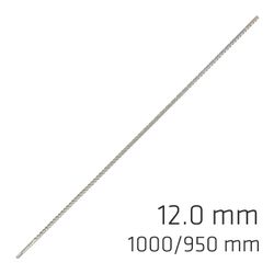 Force X 12.0 X 1000/950 Sds-+ Rebar Drill Bit X4 Cutting Edges
