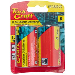 Battery D 1.5v 2 Pack Carded Alkaline