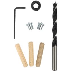 Doweling Accessory Kit 8mm - 27 Piece (birch Wood)