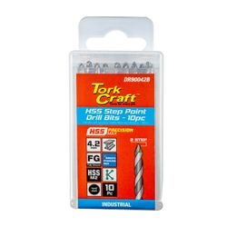 Precision-max Step . 4.2mm Hss Drill 10 Pack