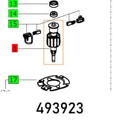 Armature Compl. Dts 400 Et-bg 230v