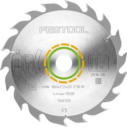 Saw Blade Hw 160x2,2x20 W18