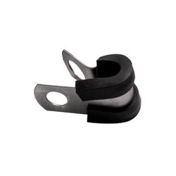 Hose Clamp 6mm X 12mm Rubber B/width Lined Bulk