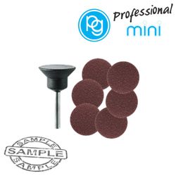 Backing Pad 20mm.sh 3.2mm + Sanding Discs.6pcs