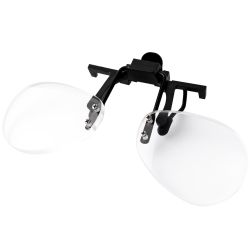 Flip & Focus Clip On Magnifier (2.5) In Plastic Sleeve