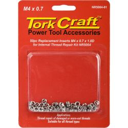 Thread Repair Kit M4 X 0.7 X1.0d Repl. Inserts For Nr5004