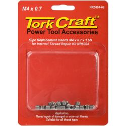 Thread Repair Kit M4 X 0.7 X1.5d Repl. Inserts For Nr5004