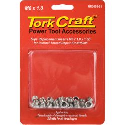Thread Repair Kit M6 X 1.0 X 1.0d Repl. Inserts For Nr5006
