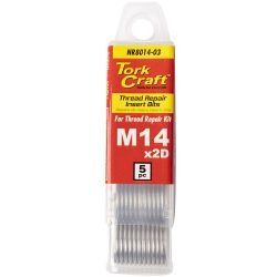 Thread Repair Kit M14 X 2d Replacement Inserts 5pce