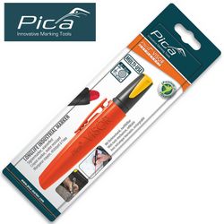 PICA Visor Permanent Marker 10mm Tip Yellow In Blister