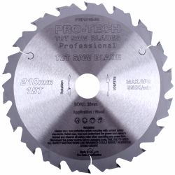 Saw Blade Tct 210x2.4x30x18t Wood Prof. PRO-TECH Fes. Ts75