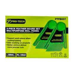 Feather Board 2pc Set Multipurpose Incl. Fixing