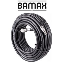 Rubber Air Hose 8mmx20m W.quick Coupler Bx15813r20