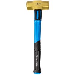 Brass Hammer 4lb Sledge Fibre Glass Handle