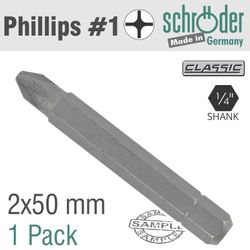 Pozi.no.2x50mm Classic Bit Bulk