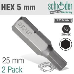 Hex/allen Ins.bit 5mm 2cd
