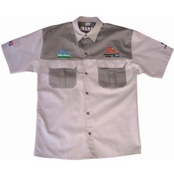 Vermont Mens Bush Shirt Khaki 100% Cotton Xl