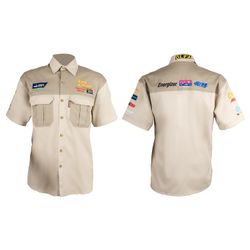 Vermont Mens Bush Shirt Khaki 100% Cotton Xl