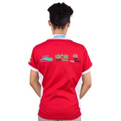Vermont Ladies Golf Shirt Red Small