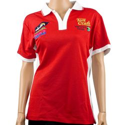 Vermont Ladies Golf Shirt Red Medium