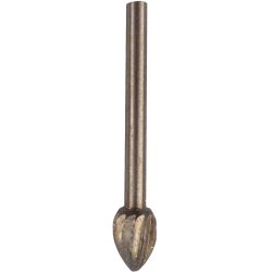 Mini H/speed Cutter 6.4mm Flame 3.2mm Shank