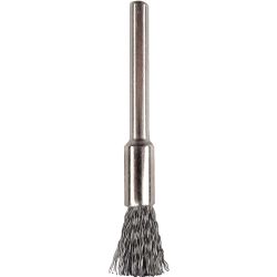 Mini Carbon Steel Brush 5.0mm End 3.2mm Shank