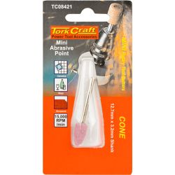 Mini Abrasive . 12.7mm Cone 3.2mm Shank