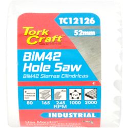 52mm Bim42 Bi Metal Hole Saw