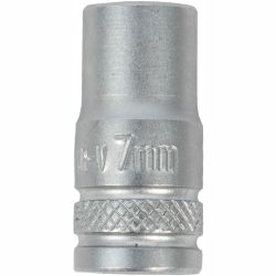 Socket 7mm 1/4' Drive Crv 12 .