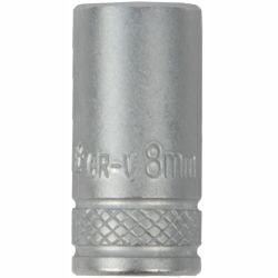 Socket 8mm 1/4' Drive Crv 12 .