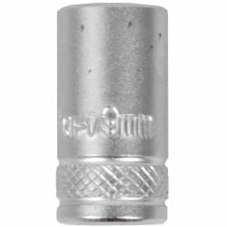 Socket 9mm 1/4' Drive Crv 12 .