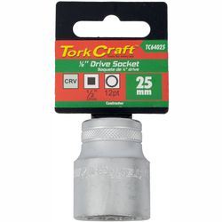 Socket 25mm X 33.8mm 1/2' Drive Crv 12 .