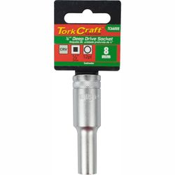 Socket 8mm 1/2' Dr Deep Socket Crv 12 .